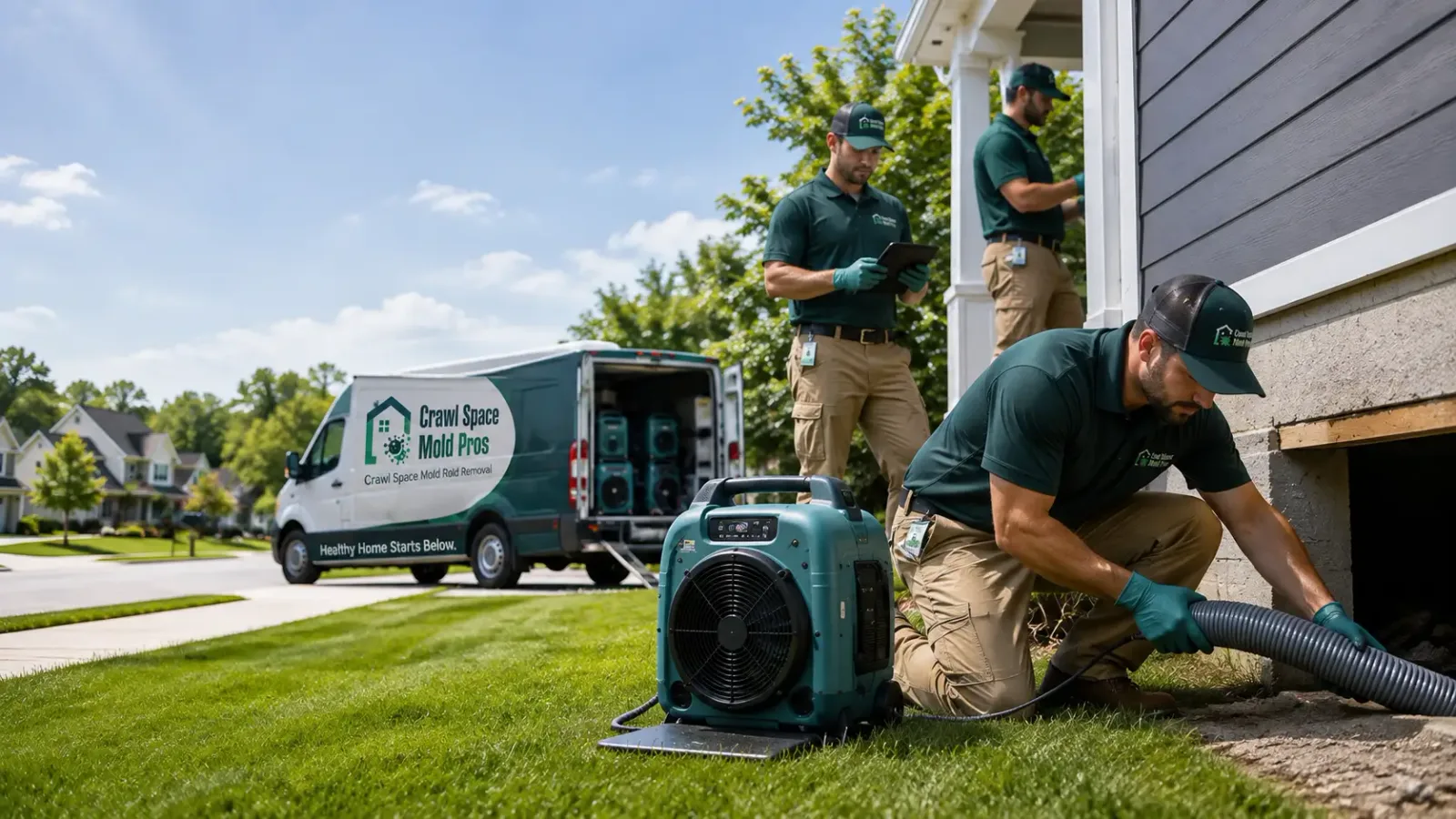 Crawl Space Mold Removal in Barnes City, IA